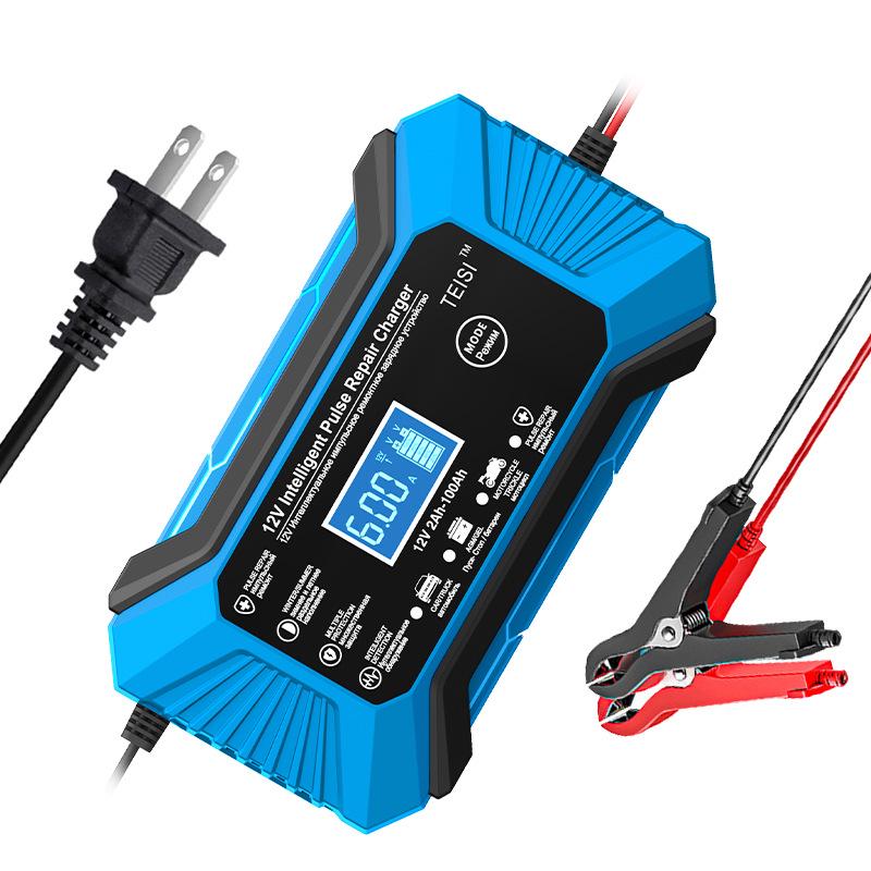 Smart Pulse Repair 12V Car Battery Charger, Nine-Stage Lead-Acid Charger