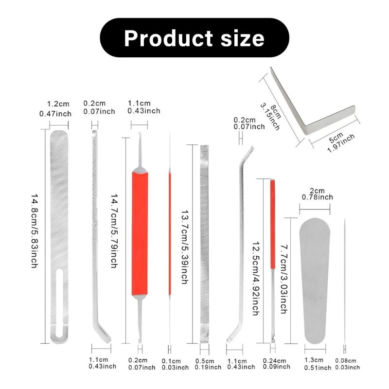 Multifuntional Woodwind Instrument Repair Set Suitable for Clarinet Flute Piccolo Saxophone Perfect for Music Students