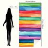 Vibrant Graffiti Monster Beach Towel, Urban Street Art Quick-Dry Sand-Free Microfiber Bath Towel for Summer Pool and Streetwear