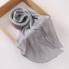 Eid Organza 70*175 Cm Maxi Satin Khimar Abaya Dubai Arabic Islam Muslim Scarf Women Shimmer Hijab Turban Hijabs Musulmans Femme