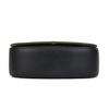 Longchamp Logo Snap Closure Leather Saddle Bag Women Shoulder Bag Black 10253HYZ001