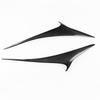 Front Headlight Eyebrow Carbon Fiber Trim 2pcs for Kia Stinger 2018-2023