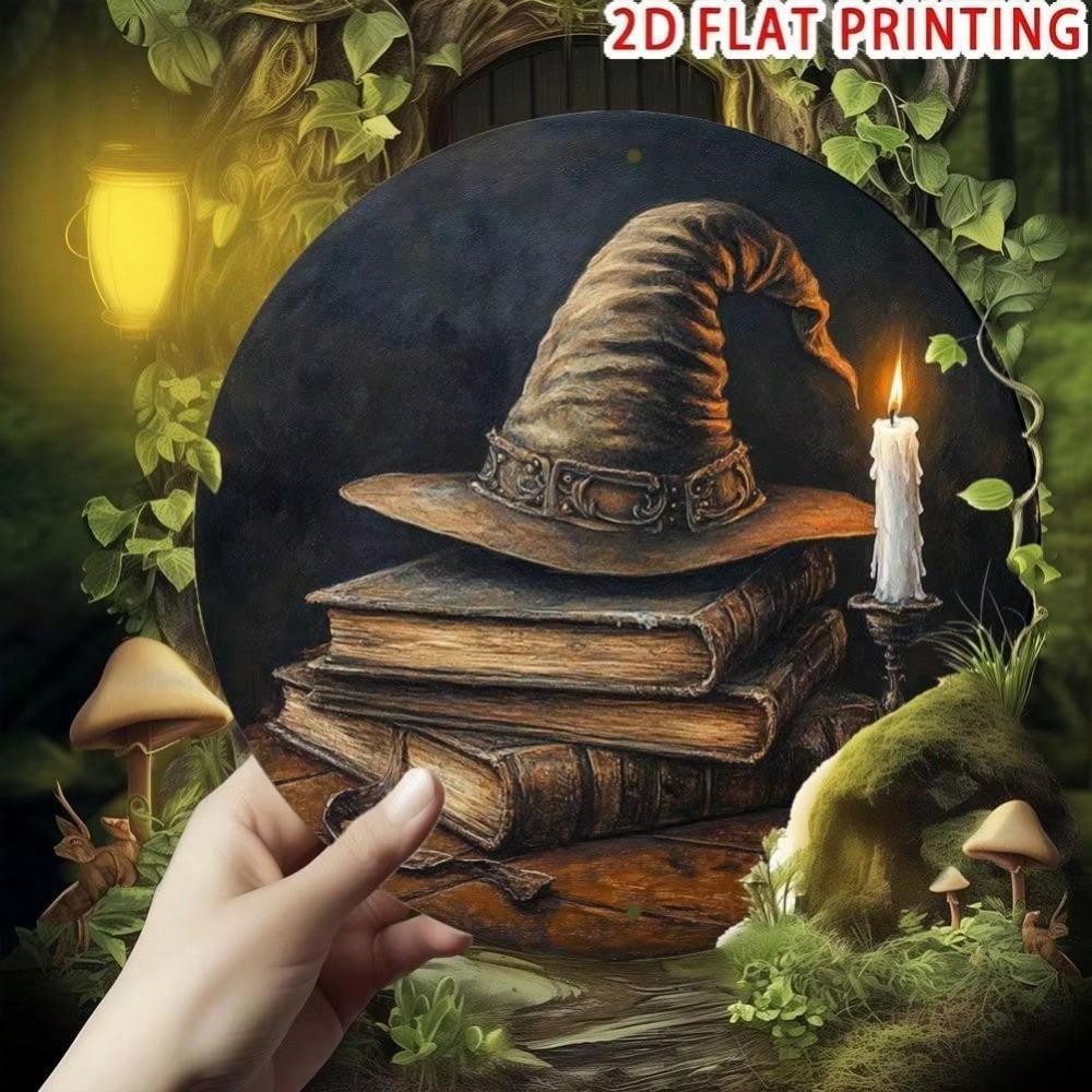 Decorative Iron Plate Art for Home Office Halloween Christmas Gift Wall Decor