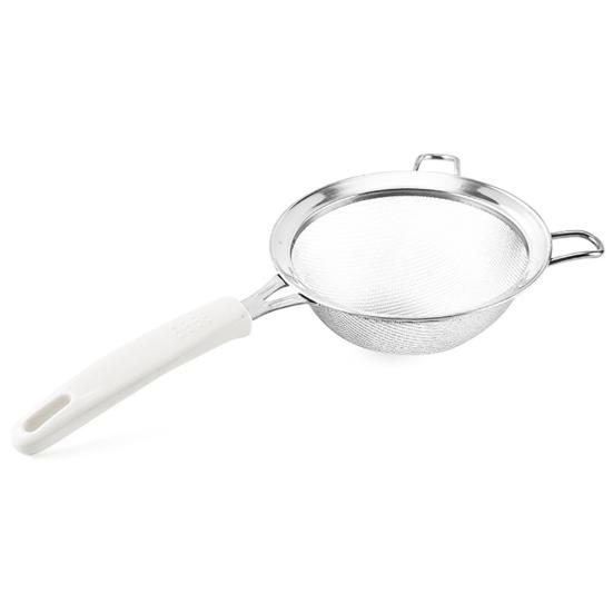 Kitchen Stainless Steel Handheld Screen Mesh Flour Sieve Oil Strainer Colander