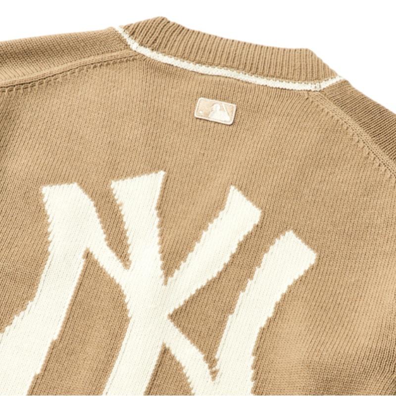 New MLB New York Yankees Sweaters Unisex Camel 3AKT00114-50SAS