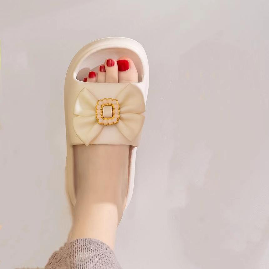 

Женские летние тапочки 2024 года из ЭВА, нескользящие, толстые подошвы, сандалии для ванной комнаты для дома 36-41