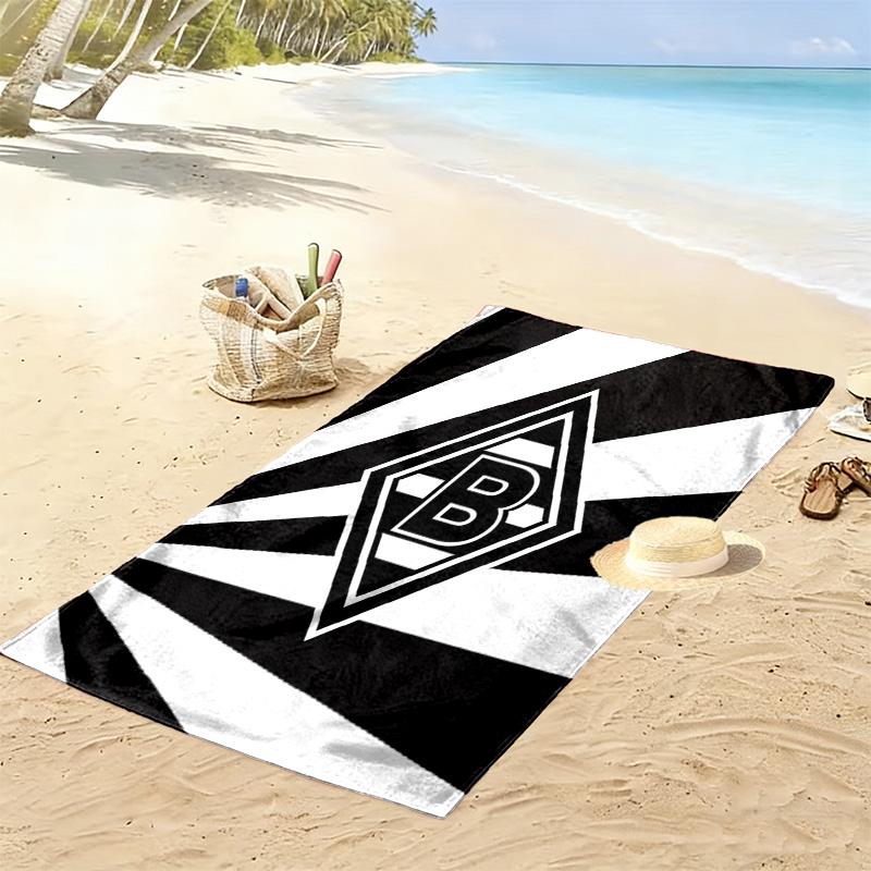 Borussia Print Beach Towel, Large Soft Quick Dry Towel for Beach Camping Swimming