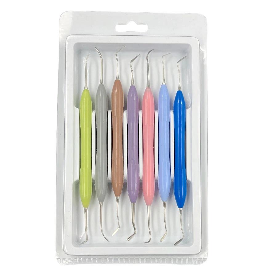 Double Head Dental Composite Resin Filling Spatula Dentist Tools for Aesthetic Restoration Resin Filler Instrument