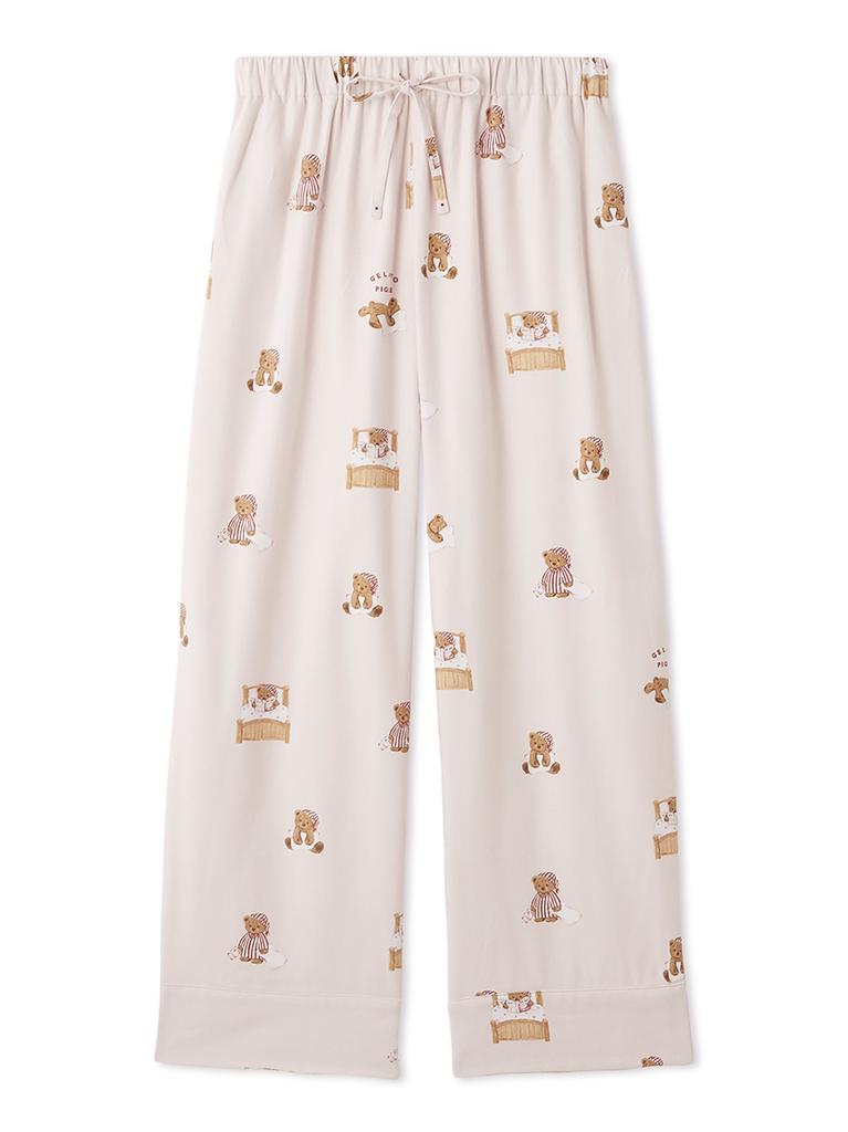 GELATO PIQUE Good Night Bear Pattern Long Pants Pwfp254368