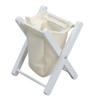 1:12 Doll House  Ature Laundry Basket Folding Clothes Basket Doll House Accessory