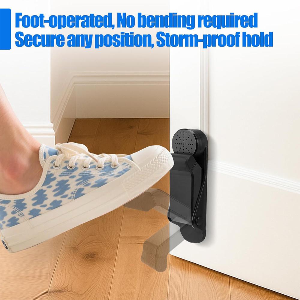 Door Stopper, Punch-free Door Stop, Door Bottom Wind Blocker, Magnetic Kick Door Stop, Easy to Install