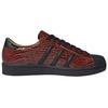 adidas Originals Superstar Comfortable Versatile Wear Resistant Low Top Skate Shoes Unisex Brown Black JQ3258