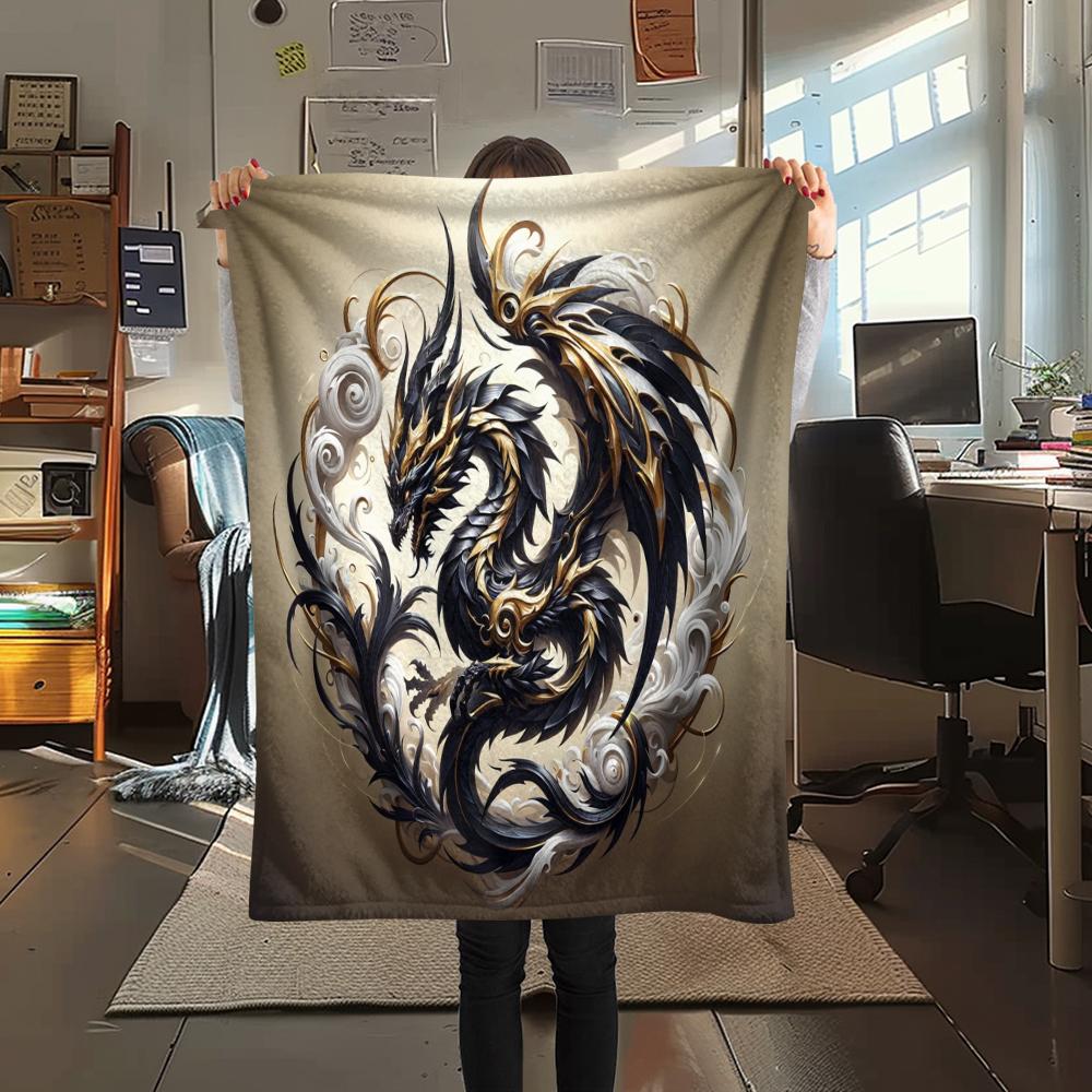 1 Pezzo Coperta in Flanella con Stampa Cartone Animato, Alta Qualità Confortevole per Tutte le Stagioni, Decorazione per la Casa, Calore e Comfort, Perfetta per Regalo di Natale Compleanno