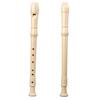 6-hole and 8-hole ABS Recorder for Students and Children Felt Pouch 8-hole German-style Soprano White Recorder