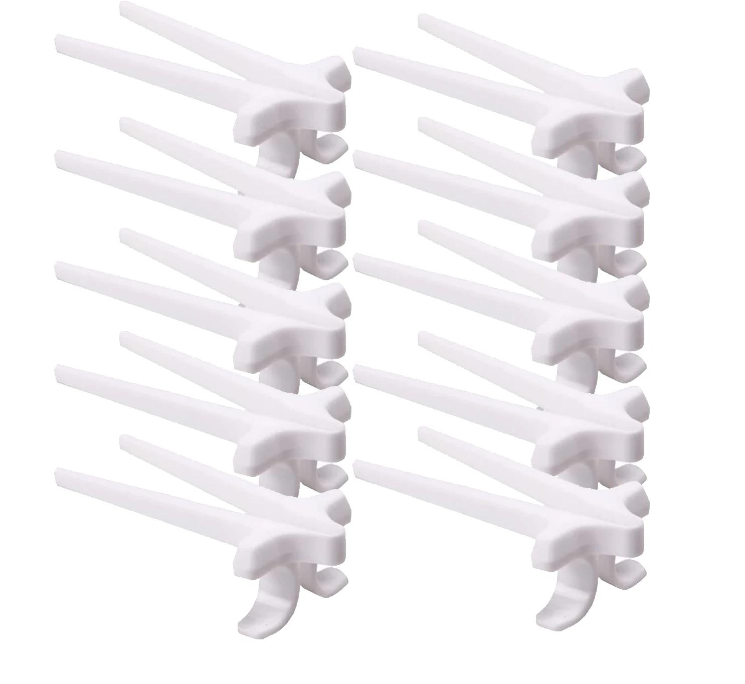 5/10 stuks Vrijhandse Snack Pincet Eetstokjes Spelletjes Spelen Vinger Eetstokjes Luie Assistent Clip Snack Geen Vuile Hand Ring Accessoire