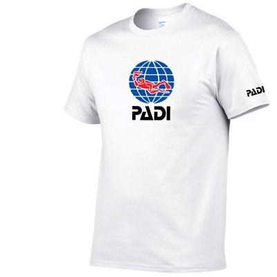 Padi Printed Men's Cotton Round Neck Short Sleeved T-shirt