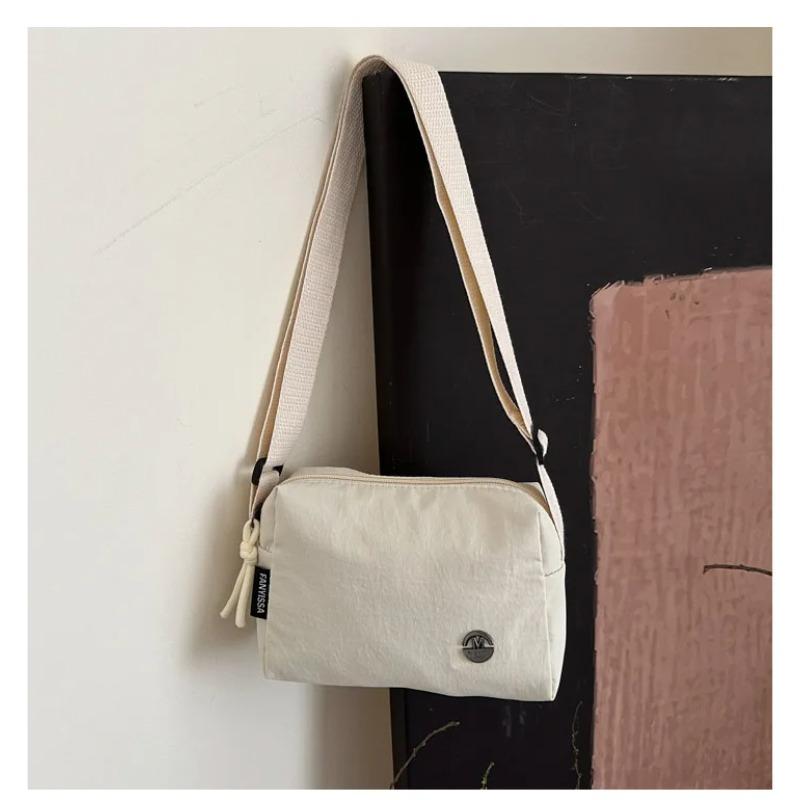

Solid Color Female Portable Square Shoulder Bags Casual Women s Crossbody Bag Commuter Travel Ladies Small Phe Purse Handbags бежевый