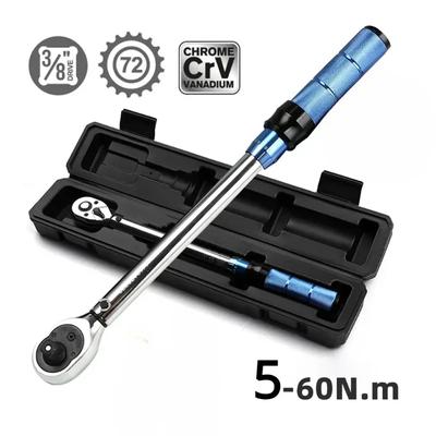 5-25/5-60N.m Torque Wrench 1/4 3/8 Inch Square Drive Torques Key ±3% High Precision Torque Wrench Professional Garage Tool