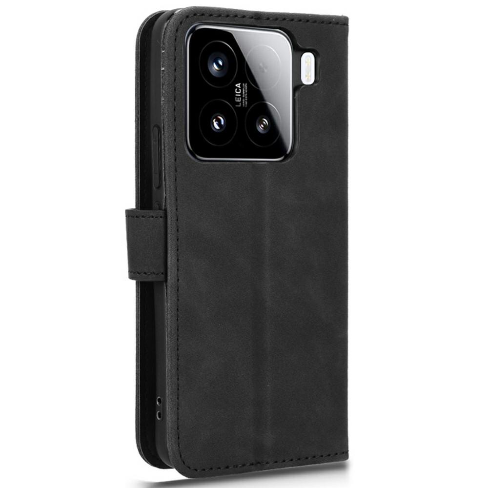 For Xiaomi 15 Pro Leather Case Skin-Feel Anti-Drop Wallet Flip Phone Cover