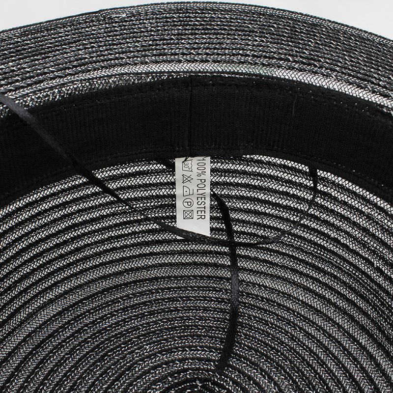 Internet Celebrity Hat M Standard Rhinestone Hollow Flat Top Straw Hat Outdoor Outing Seaside Sun Hat Women'S White Top Hat