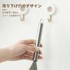 aninako Sasara Sasara Stainless Steel 2-Piece Set, Compact Kitchen Brush with Hook and Handle, Easy To Clean, Rust-Resistant, Antibacterial, Multipurp