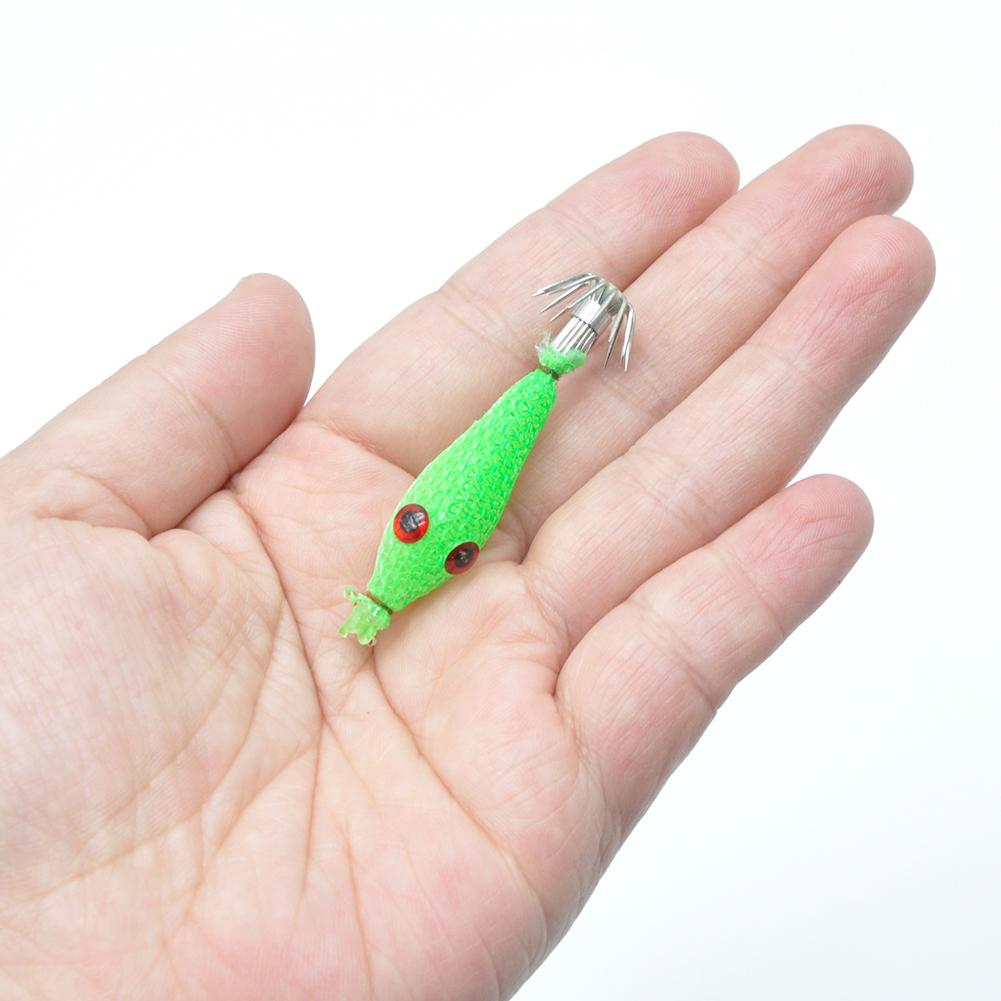 7 Pcs Squid Hook Lure Hook Fishing Tackles Simulation Luminous Fishing Bait Fluorescent Fishing Lures Fishing Lures for Fishing