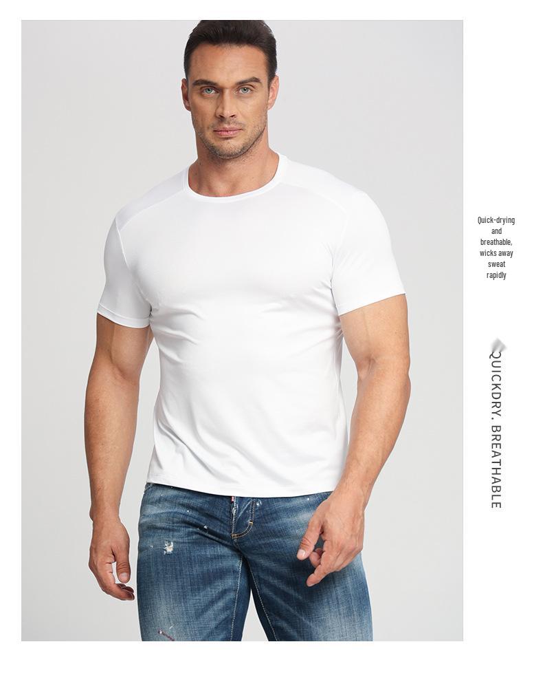 Męska letnia szybkoschnąca koszulka z krótkim rękawem autorstwa Lee Hampton