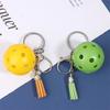 Pickleball Bag Keyring Tassel Pickball Pendant For Party Hoilday Handbag Birthday Gift Car Keychain Accessories