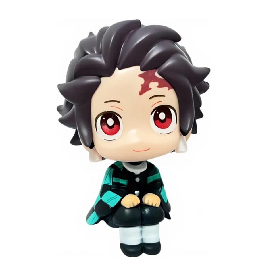 

Anime Movie Demon Slayer 9cm Stove Door Charcoal Jiro Stove Door You Bean Q Edition Cute Handmade PVC Model Ornament Gift