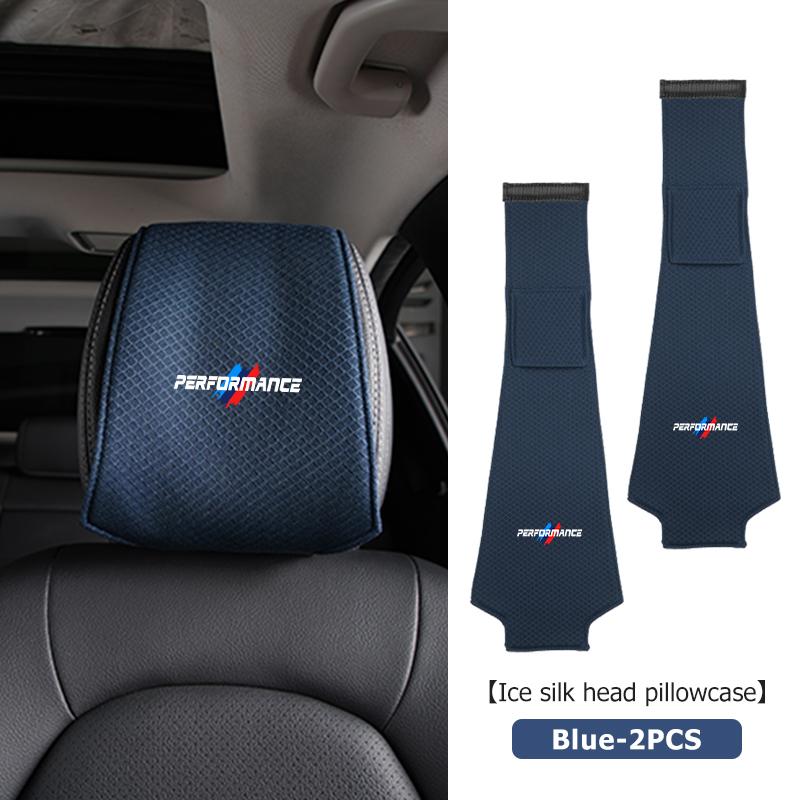 For BMW E36 Car Seat Headrest Cover Cushion Neck Pillow Protector Pad For BMW X1 X3 X4 X5 X7 G20 G38 F20 F39 F48 E46 E60 E36 E39