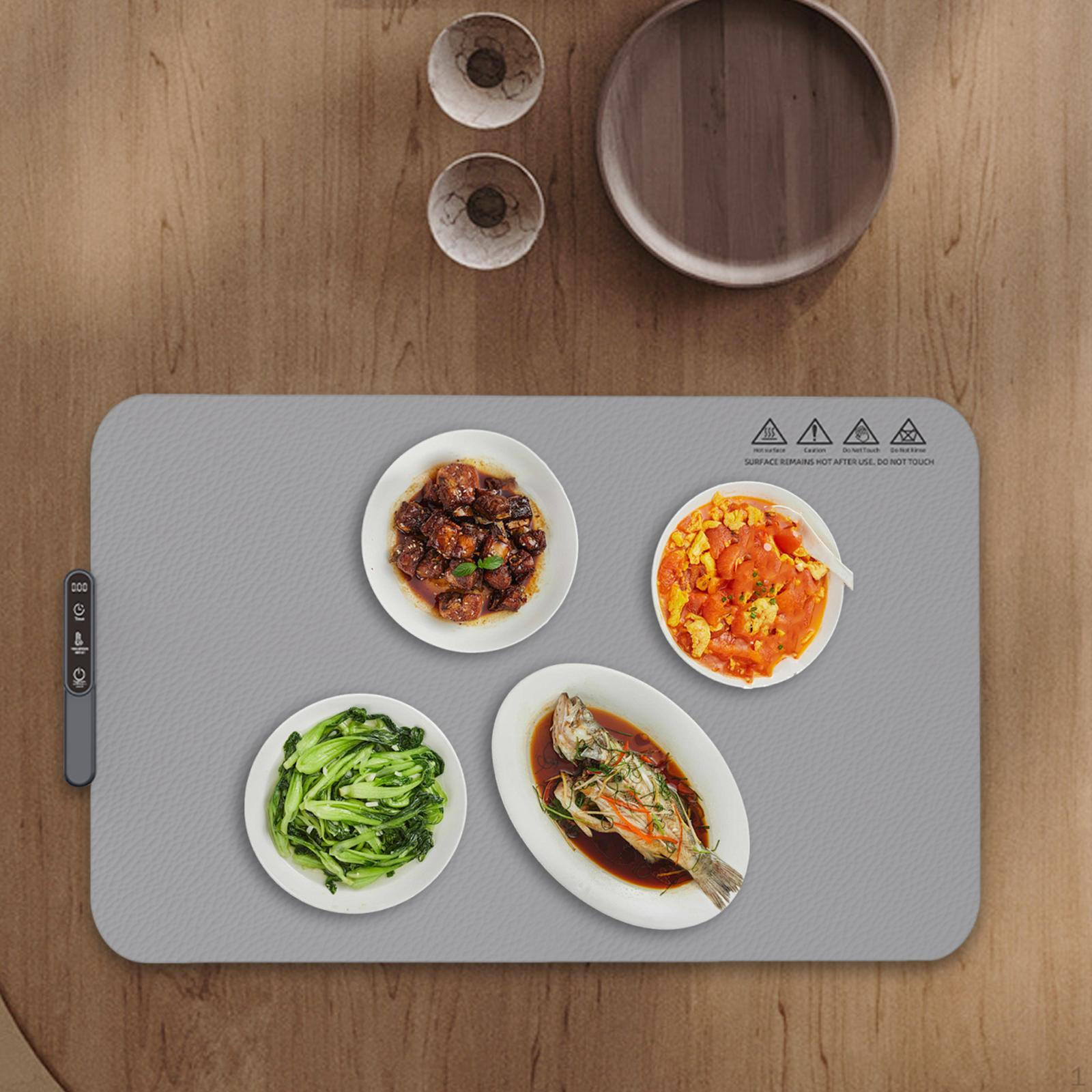 

Electric Warming Tray Multifunctional for House Parties Buffets Housewarming milk coffee gray