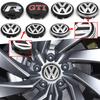 W1294pcs 55mm 65mm ABS For Volkswagen Jetta Taos Passat Touareg Variant Golf Polo Wheel Center Caps Emblem Rims Cover Badge Hub Caps