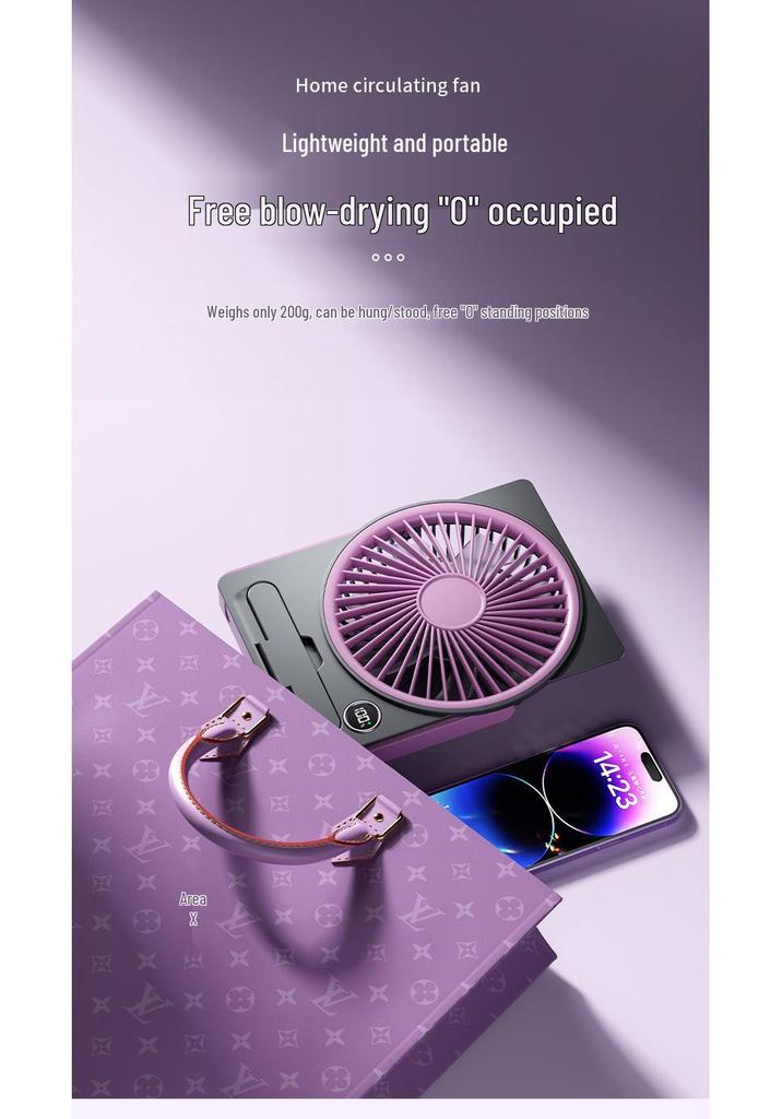 High-Power Portable Desktop Fan for Office or Dorm Use