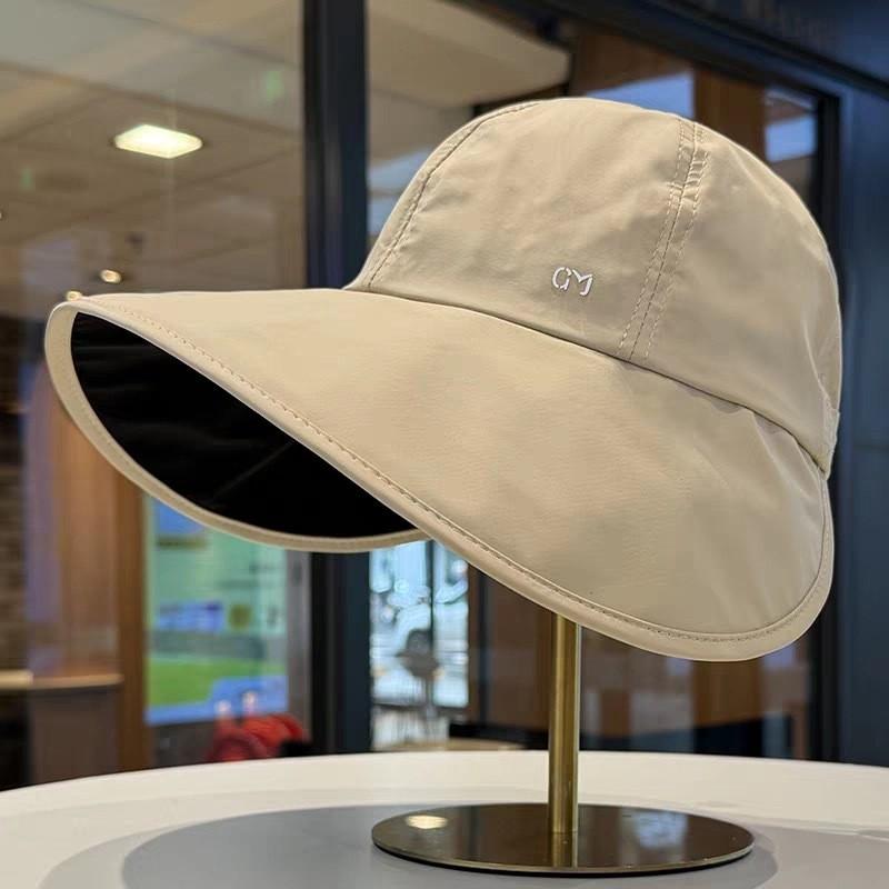 

Summer Sun Protection Fisherman Hat With Large Brim Foldable For Outdoor Travel хакі