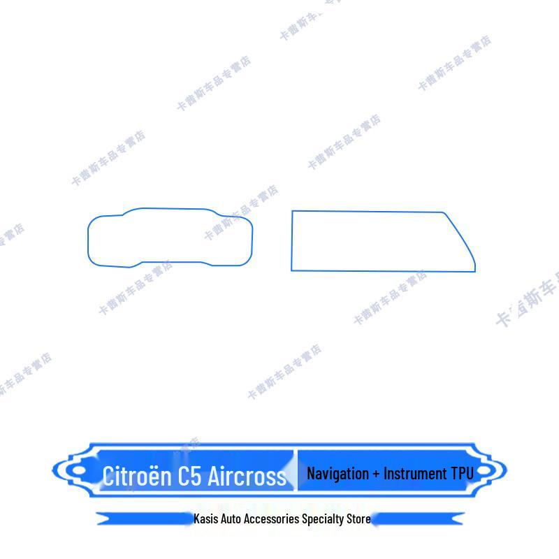 Citroën Tianyi C5 (23-26) Bildschirmschutz für Navigation & Folie für Konsolen-Schaltpanel