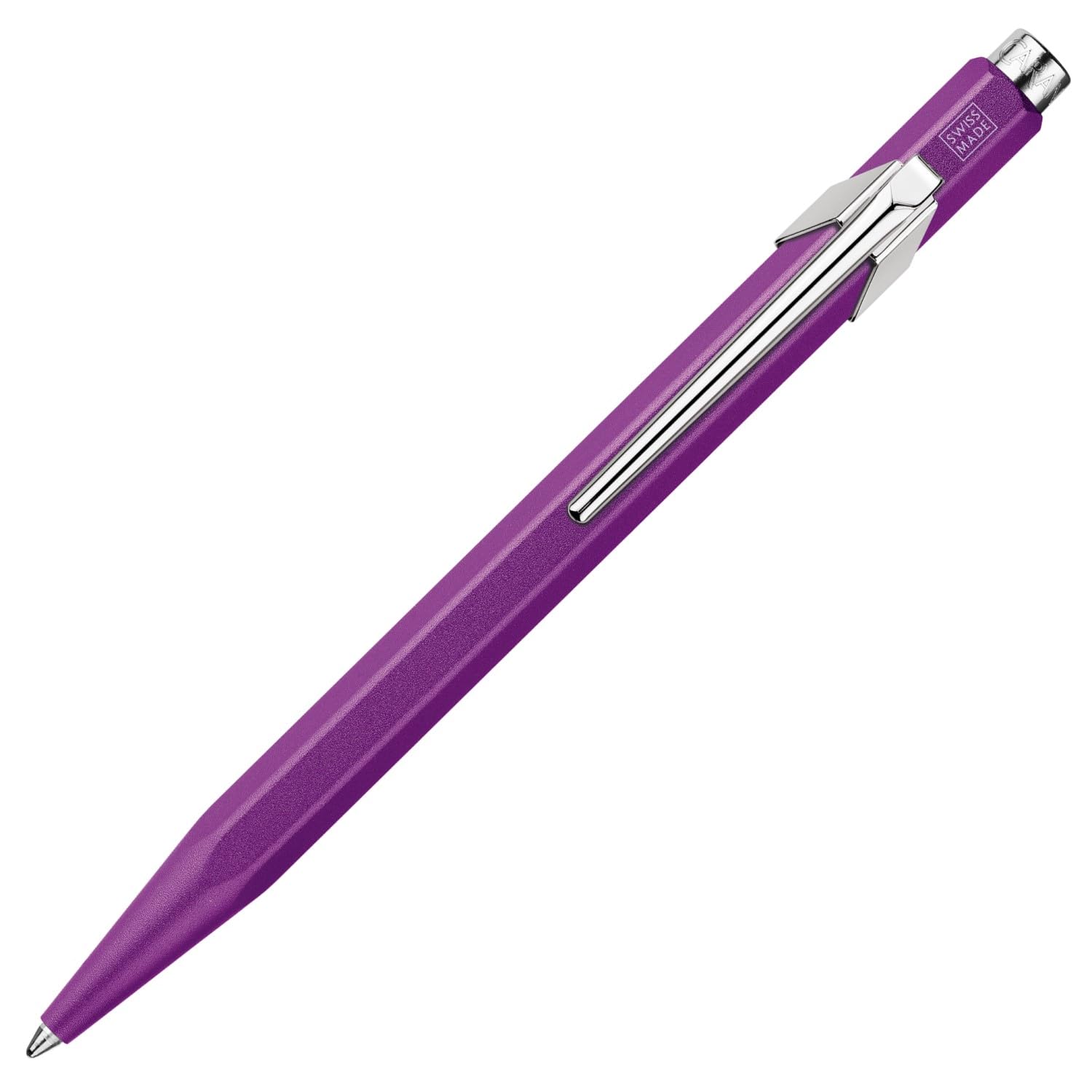 

CARAN Ballpoint 849 Color Matte Metal Officially Imported D ACHE Pen, Oil-Based, X, Violet, NF0849-605, Tin,