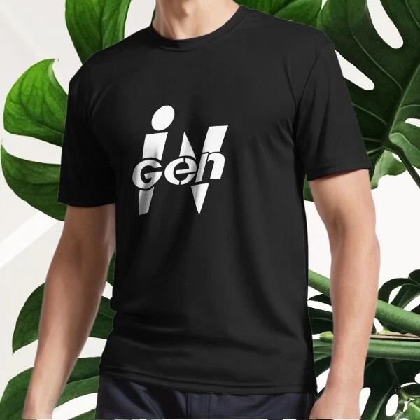 New InGen Logo (White) Active T-Shirt Logo T-Shirt Funny Size S to 5XL XXL