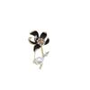 Exquisite Enamel Flower Brooch, High-end, Sophisticated, Niche-style Hairpin, Accessory for Clothing.