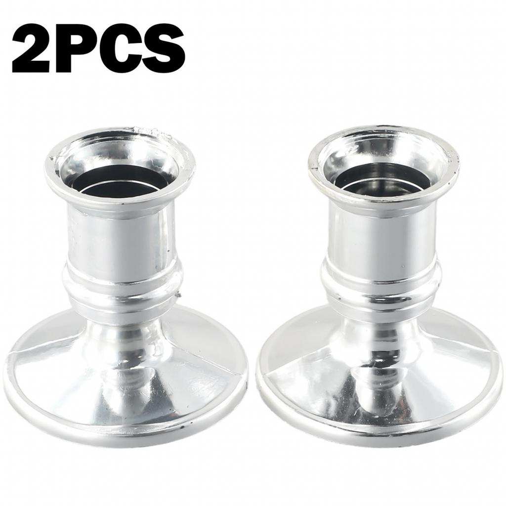 One Pair Taper Candle Holder Base For-Standard-Candlestick Home-Room Decor-Gear