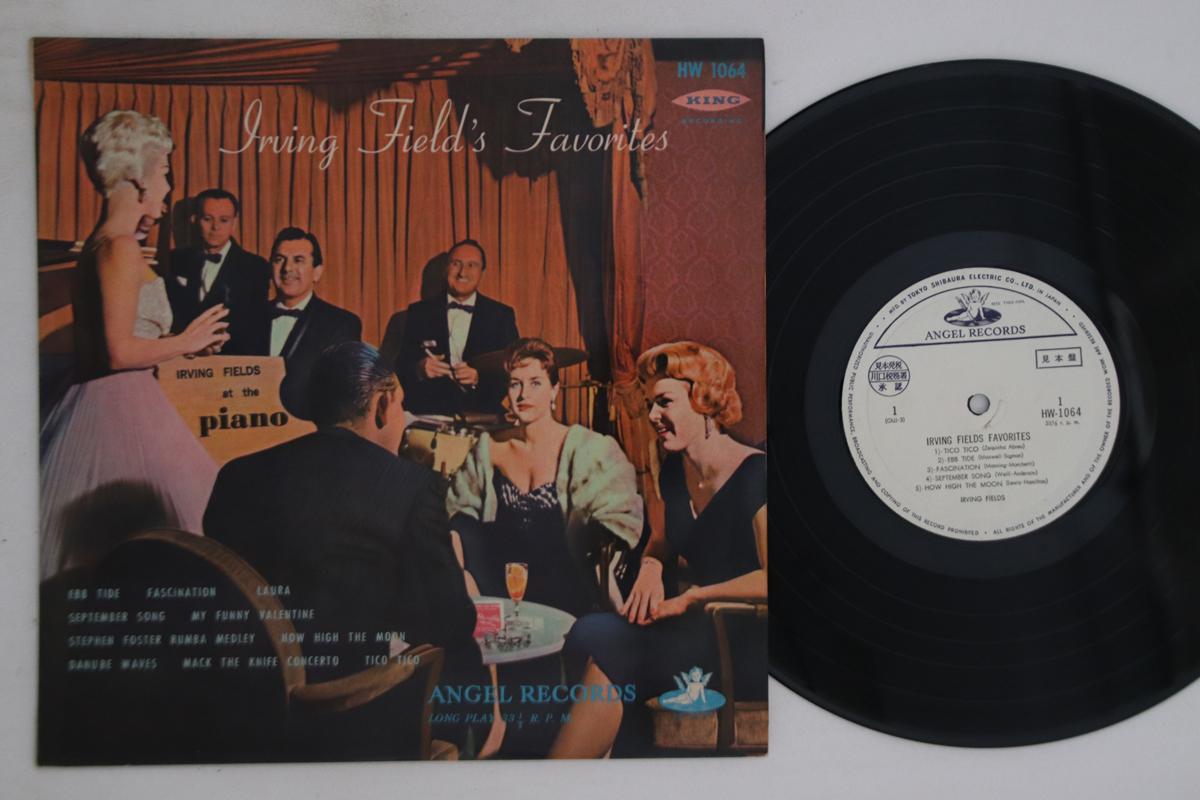 10inch Record IRVING FIELDS - Irving Fields Favorites HW1064PROMO ANGEL Japan Latin Used