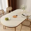 Oval Tablecloth Waterproof Oil-Proof Scalding Leave-In Oval Table Mat Leather Household Nordic Internet Celebrity Table Cloth