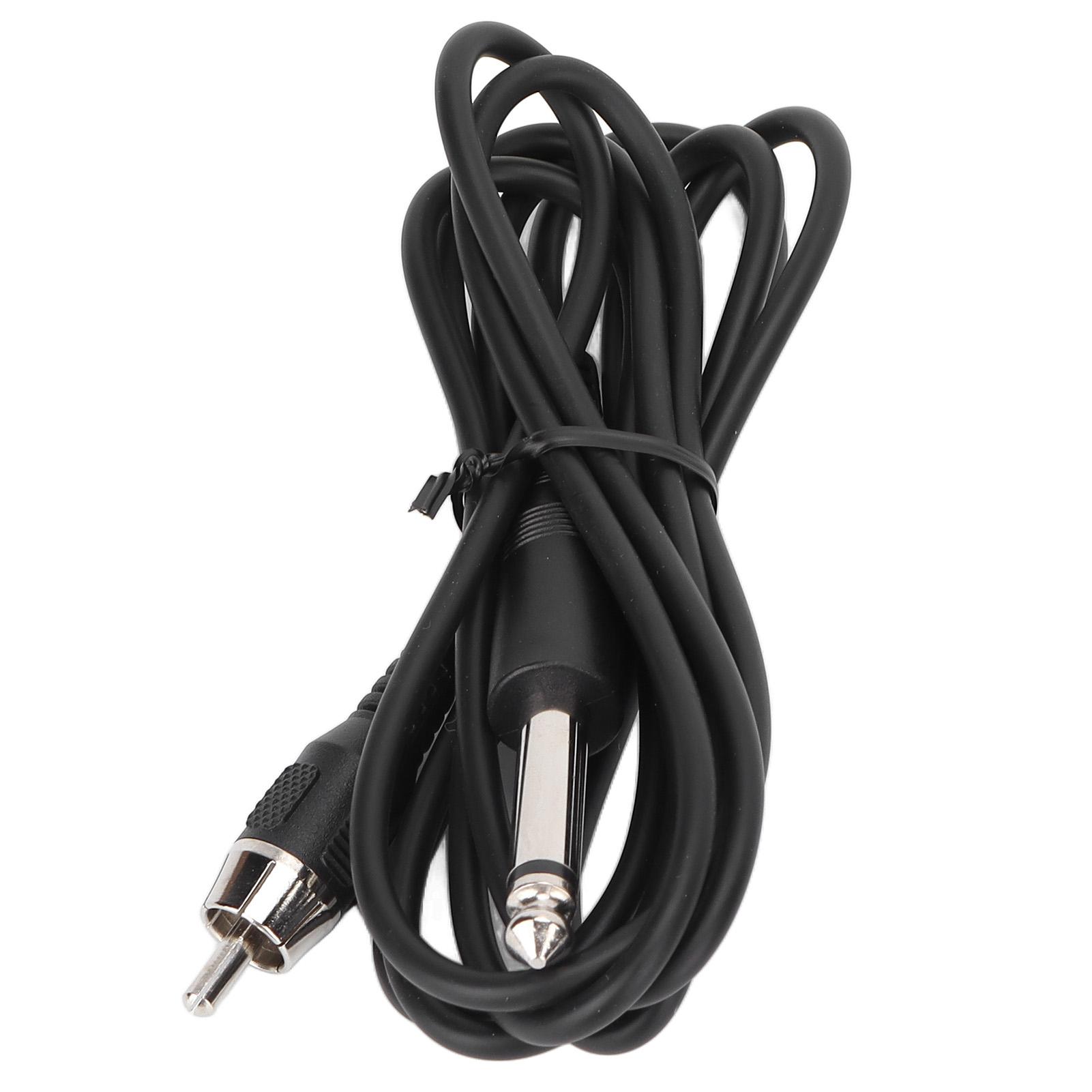 

5.9 футов RCA клип-шнур для татуировки профессиональный гибкий силиконовый клип-шнур для тату-машинки аксессуары черный чёрный