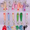 Lore Alphabet Keyring Stickers Toys Keychain Pendant Figures Kids Christmas Gift