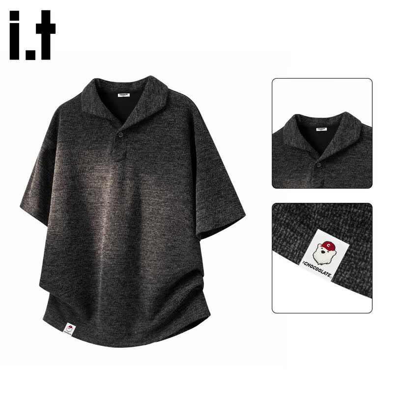 CHOCOOLATE Men s Knit Polo Shirt 3XL