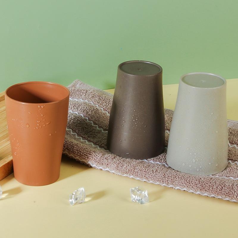 Household Couple Washbasin, Wheat Fiber Washbasin Cup, Milk Cup, Breakfast Cup