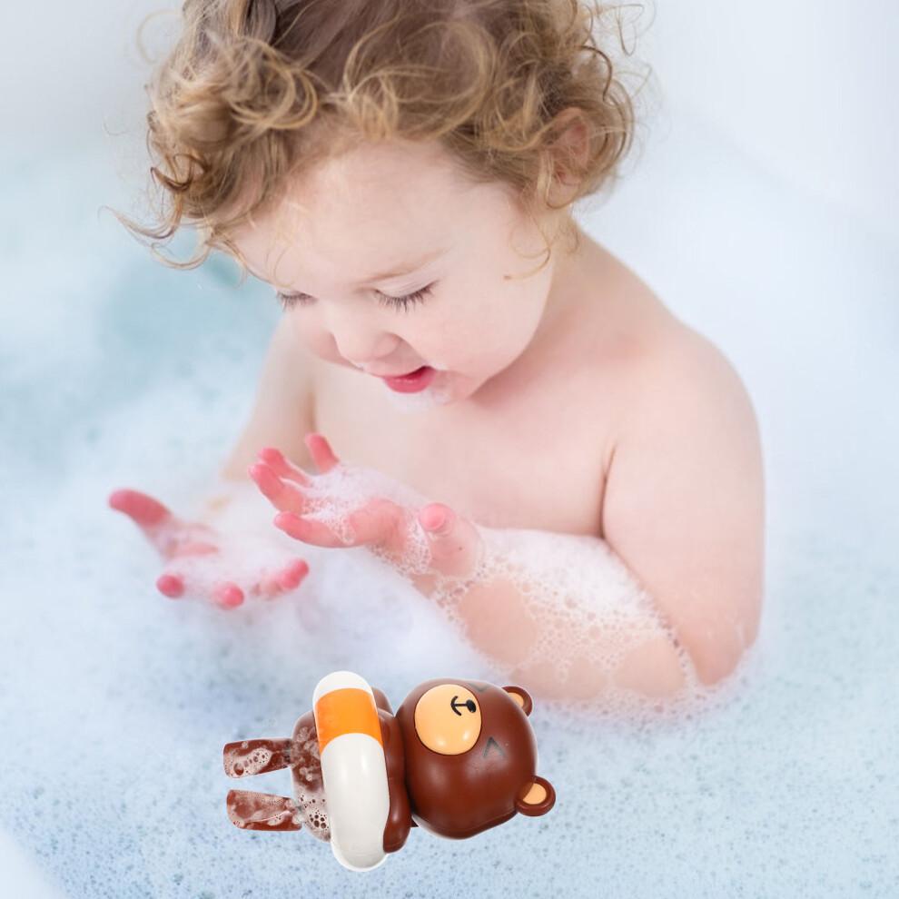 4 Stück Baby Badespielzeug Aufziehbär Braun Kleinkind Wasserspielzeug