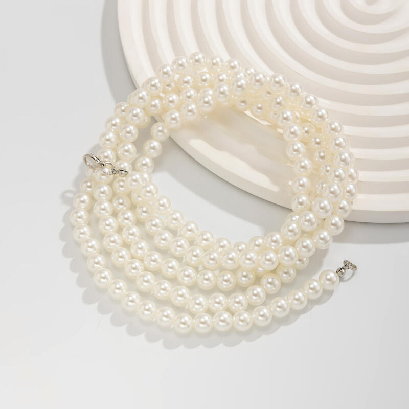 Trend Multi Layer Imitation Pearl Beaded Anklets for Women Ladies Punk Street Style Popular Anklets Pants Chains Jewelry Gifts