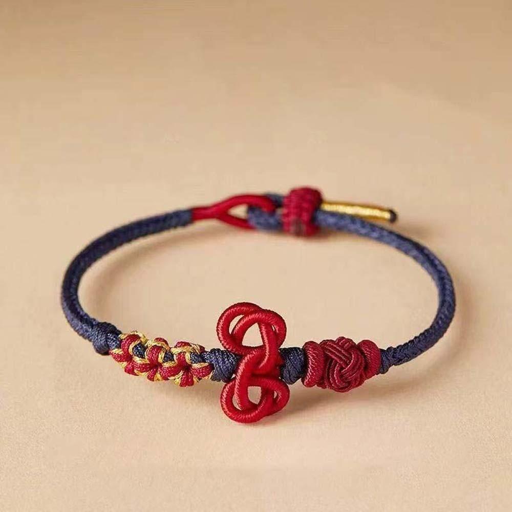 Personality Wenchang Knot Wrist Rope Fortunate Ornaments Chinese Knot Bangle  Women