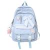 Spring New Ins Style Soft Girl Cute Girl Backpack College Students' Lightweight Checked Backpack