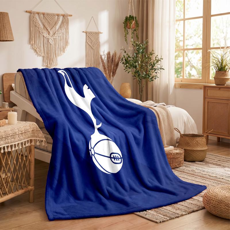 Tottenham Hotspur Print Flanelldecke Weich Warm Sofa Bett Überwurfdecke für Zuhause Büro Schlafzimmer